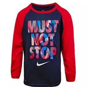 NWT Nikee dry fit shirt Long-Sleeve size M 5/6